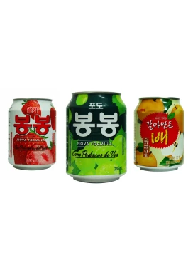 Suco importado Coreano, kit 3 sabores 