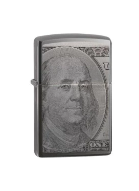 Isqueiro Zippo 49025 Currency Dólar Design 