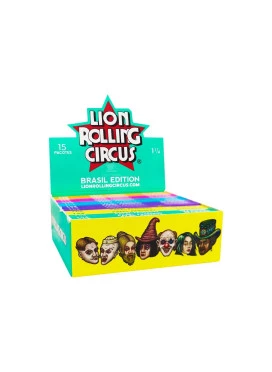 Caixa De Seda Lion Rolling Circus Brasil Edition 1 1/4