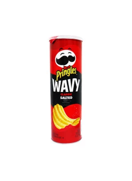 Batata Pringles Importada E.U.A Wavy Salted