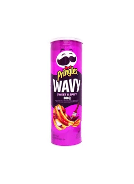 Batata Pringles Importada E.U.A Wavy Sweet & Spicy