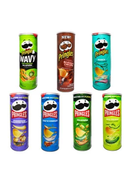 Kit Batatas Pringles importadas Estados Unidos - 7 Sabores