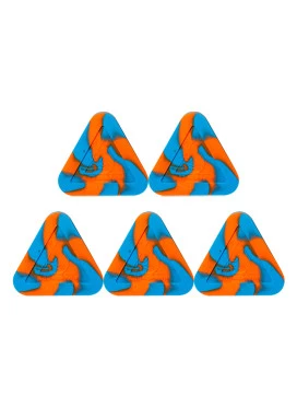 Kit de 5 Slick Squadafum Triangular Laranja e Azul 13ml