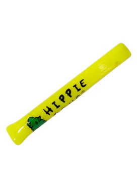 Piteira de Vidro Hippie Bong 6mm Amarelo