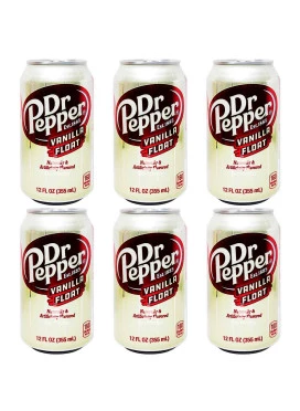 Kit 6 Refrigerantes Importado Dr Pepper Vanilla Float