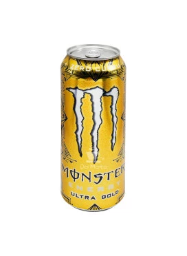 Energético Monster Zero Cuckru Ultra Gold 500ml 
