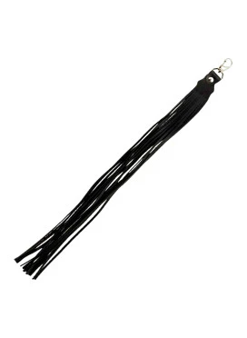 Chicote Chaveiro Preto Tiras 40cm