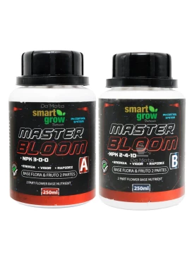 Kit de Fertilizante Smart Grow Master Bloom A e B 250ml