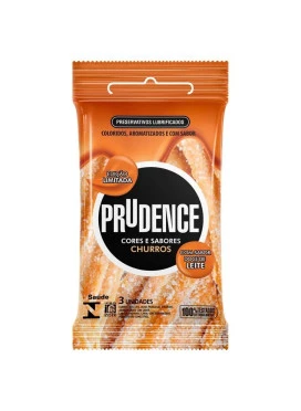 Preservativo Prudence Churros c/ 3 Un. 