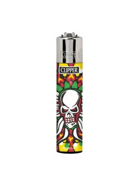 Isqueiro Clipper Skull 1/4