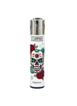 Isqueiro Clipper Skulls 11 3/4