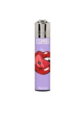 Isqueiro Clipper - Boca - Roxo