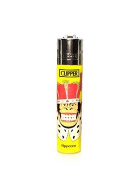 Isqueiro Clipper - Monkey - Yellow