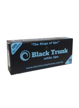 Piteira de Papel Black Trunk White Tips 15mm