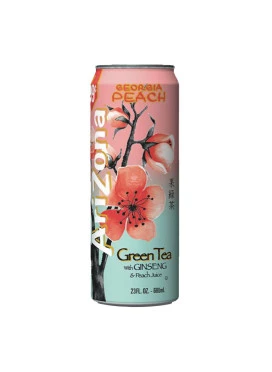 Chá Arizona Green Tea Ginseng & Peach