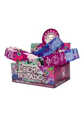 Caixa de Seda Bem Bolado Arte King Size - 30 livretos