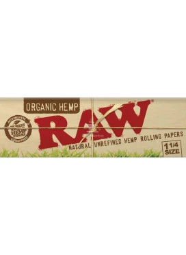 Caixa de seda Raw Organic Hemp 1 1/4