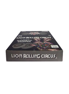 Caixa de Dichavador de Metal 2 partes Lion Rolling Circus