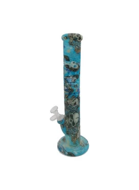 Bong de Silicone - Caveira - Brilha no escuro