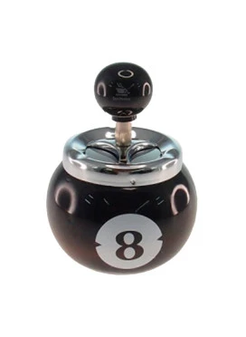 Cinzeiro de Porcelana - Bola 8