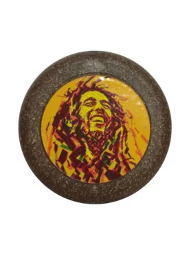 Dichavador de Fibra de Coco Bob Marley Reggae
