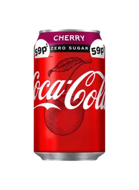 Coca Cola Cherry Zero Importada Grã Bretanha