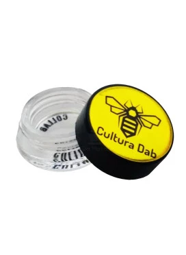 Pote de Vidro Cultura Dab 7ml Dourado