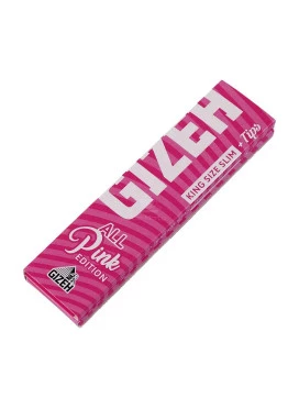 Seda Rosa Gizeh  King Size + Piteiras