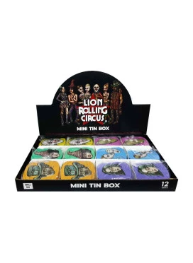 Caixa de Mini Lata Lion Rolling Circus