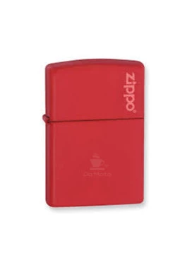 Zippo Navy Matte Vermelho