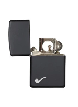 Isqueiro Zippo Black Matte Pipe