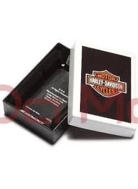 Isqueiro Zippo Harley Davidson azul e preto