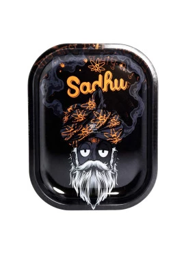 Bandeja de Metal Sadhu Pequena Pensativo
