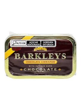 Pastilha Importada Barkleys Chocolate Cinnamon 50g