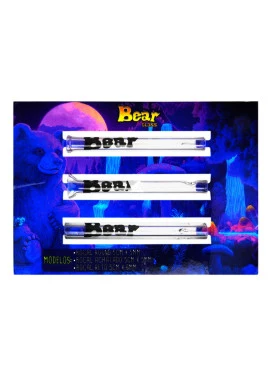 Kit de Piteiras de Vidro Bear Glass 3 Modelos