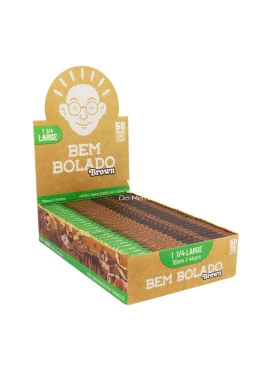 Caixa de Seda Bem Bolado Brown King Size Large
