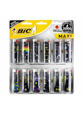 Cartela de Isqueiro Bic Maxi Grande