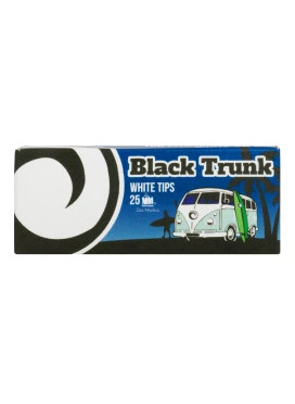 Piteira de Papel Black Trunk White Tips 25mm