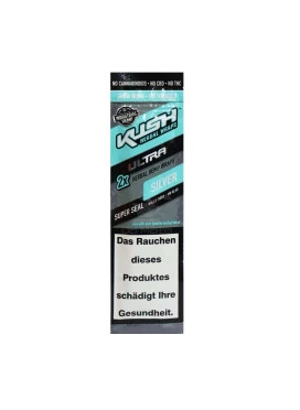 Blunt Kush herbal wraps Ultra Silver