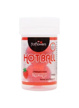 Bolinhas Hot Flowers c/2 un. Morango 