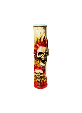 Bong de Resina White Skull