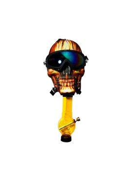 Bong de Acrílico Novelty c/ Máscara Skull