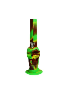 Bong de Silicone Caveira Colorida