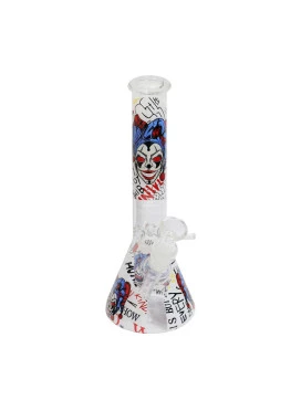 Bong de Vidro Médio Arlequina