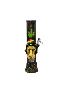 Bong Pequeno de Resina Rasta