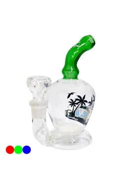 Bong de Vidro Black Trunk c/ Percolator + Case