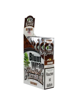 Caixa de Blunt Wrap Platinum Brown