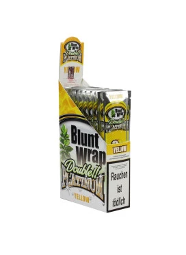 Caixa de Blunt Wrap Platinum Yellow