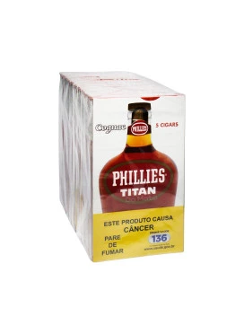 Caixa Phillies Titan Cognac 10 caixinhas