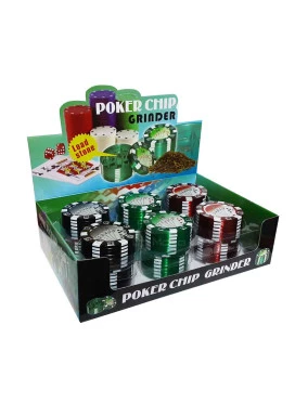 Caixa de Dichavador de Metal Poker Chip